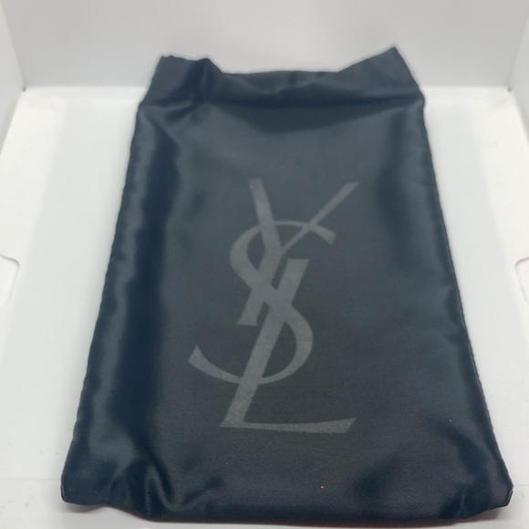 Yves Saint Laurent Rive Gauche Blue Leather Zip Around Wallet - Picture 10 of 12